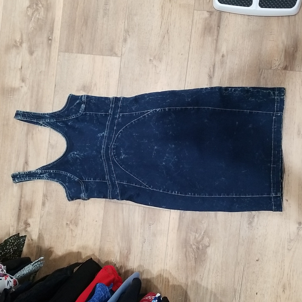 7 for all mankind  denim tank dress. Size Medium